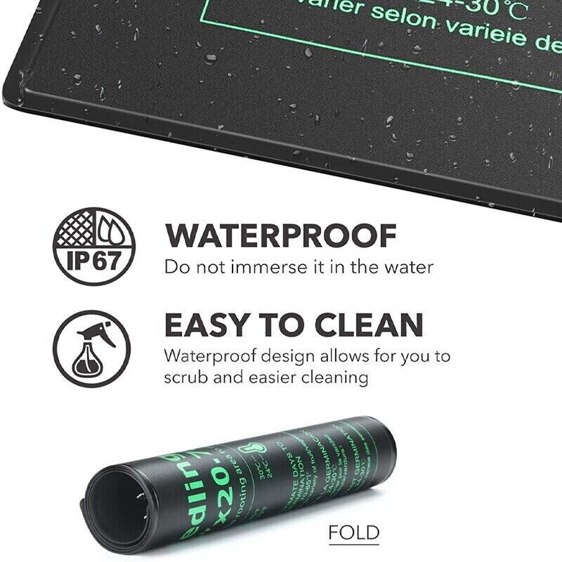 Seedling Heat Mat - Lerway 21w esteira de aquecimento de
